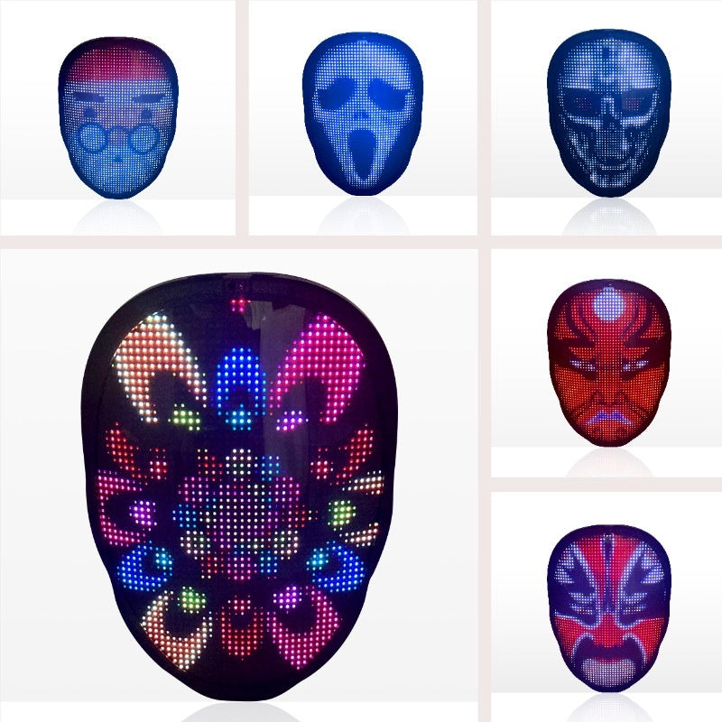 Halloween LED Luminous Face Masks