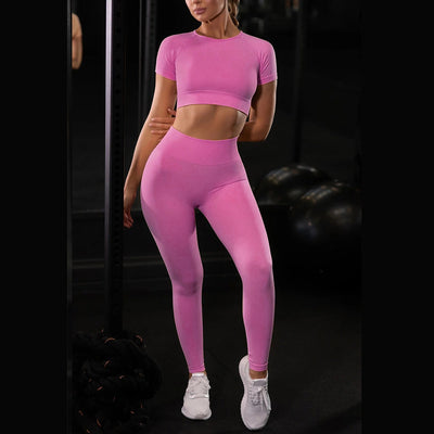 Seamless Fitness Sport Set for Women's