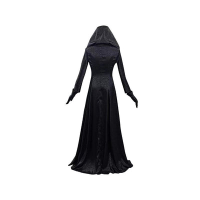 Black Vampire Long Dress Halloween Costume