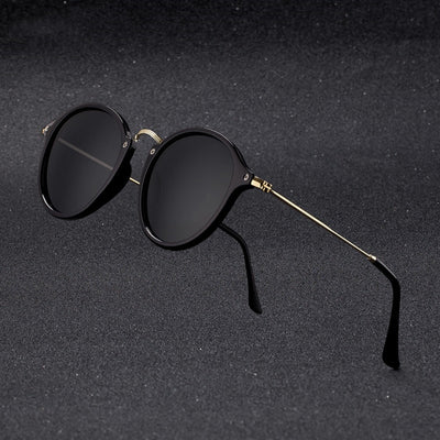 Round Metal Sunglasses For Men And Women