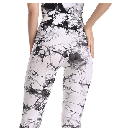 Women Tie Dye Leggings Fitness Pants