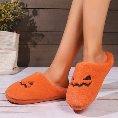 Fashion Cute Halloween Pumpkin Slippers