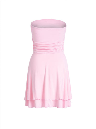 Fashion Forte Tube-top Sexy Summer Dress for Women's