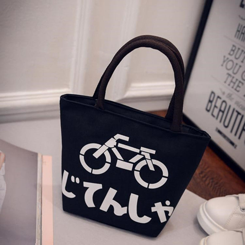 Hand-Held Large-Capacity Canvas Bag Handbag Women