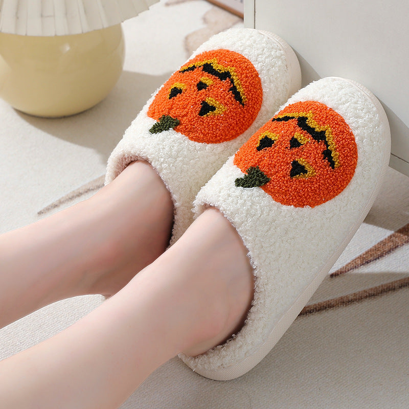 Halloween Pumpkin Cartoon Slippers