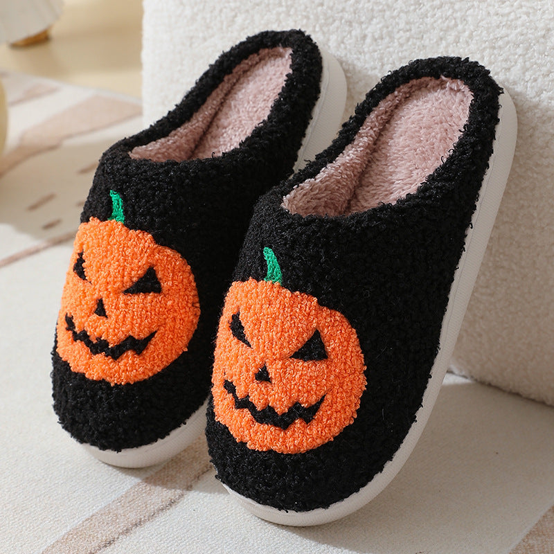 Halloween Pumpkin Cartoon Slippers