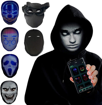 Halloween LED Luminous Face Masks