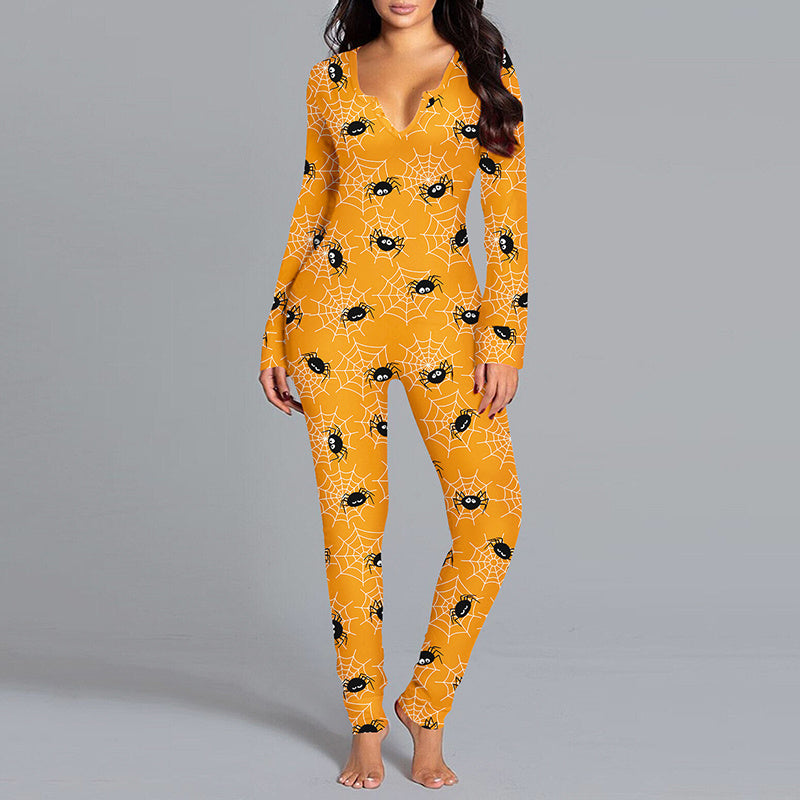 Halloween Printed Jumpsuit