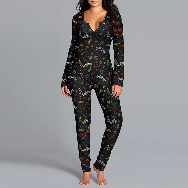 Halloween Printed Jumpsuit