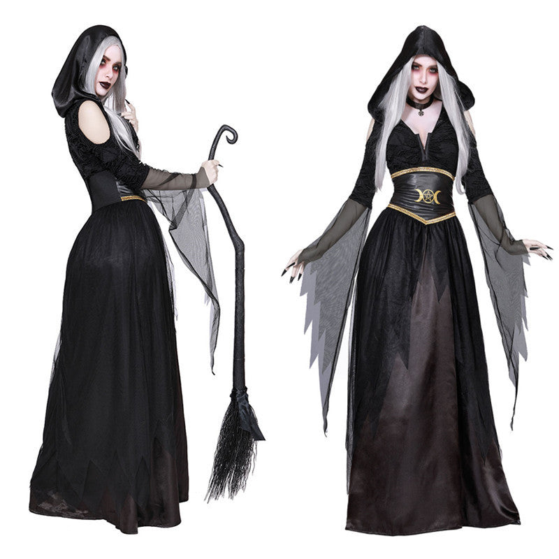 Dark Vampire Witch Horror Halloween Costume