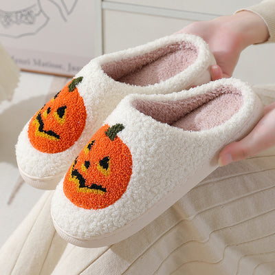 Halloween Pumpkin Cartoon Slippers