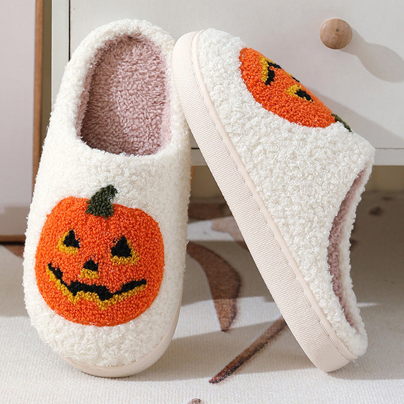 Halloween Pumpkin Cartoon Slippers